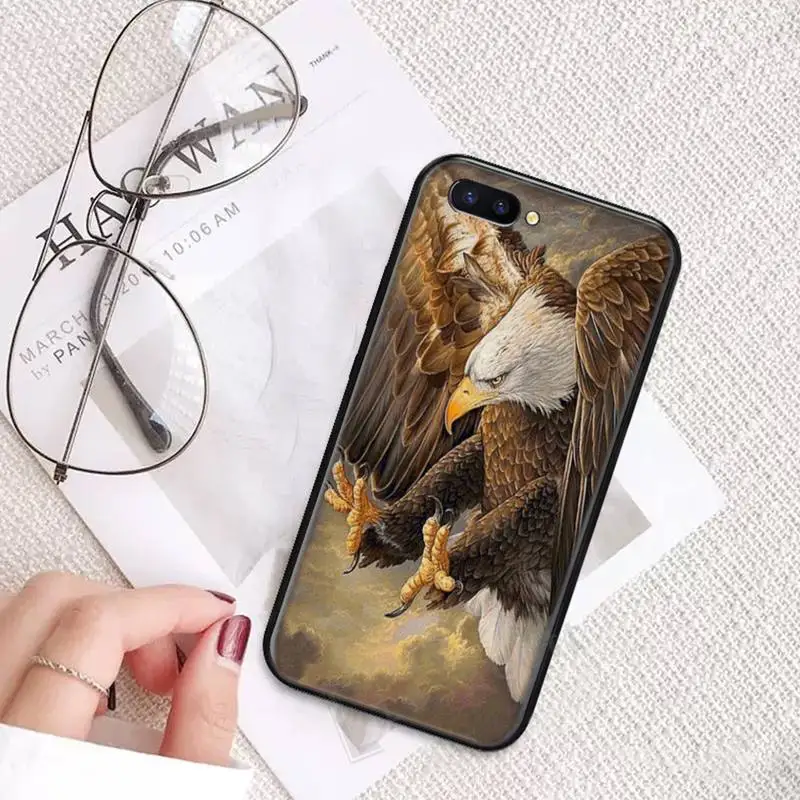 

animal Bald Eagle Domineering design Phone Case For OPPO R9 R11 R15 R17 RENO Realme S PLUS Normal 2z 3 5 C2 pro accessories