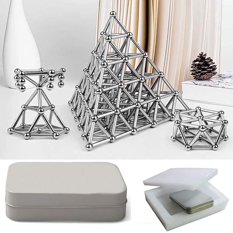 Магнитный куб волшебные строительные блоки игрушки для детей развивающие