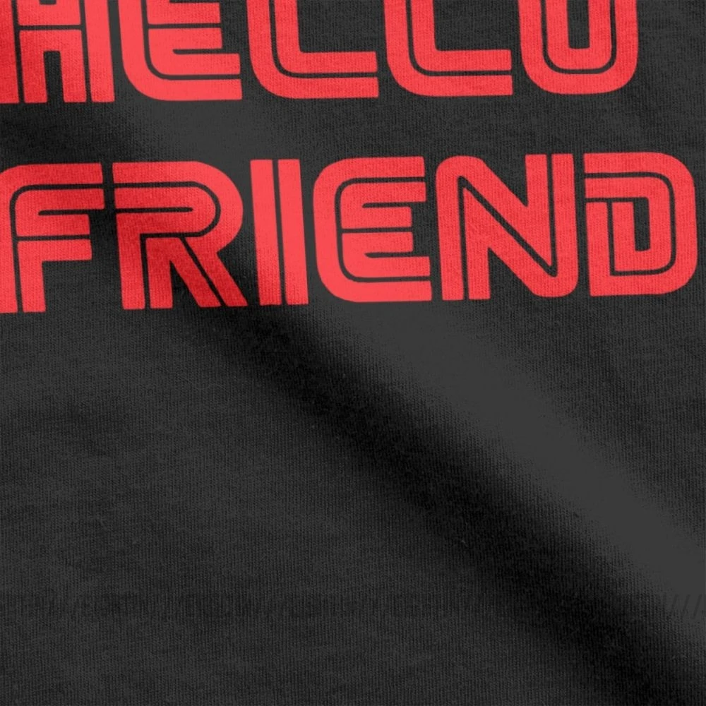 Футболка мужская с надписью Hello Friend | Мужская одежда