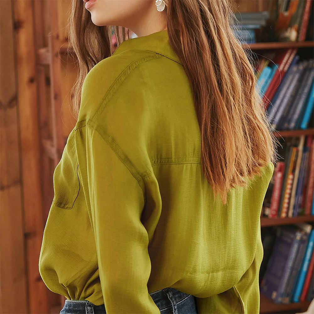 

2021 Spring Cotton Elegant Shirts For Women Button White Blouse Turn Down Collar Office Ladies Shirt Casual Blouse New Arrival