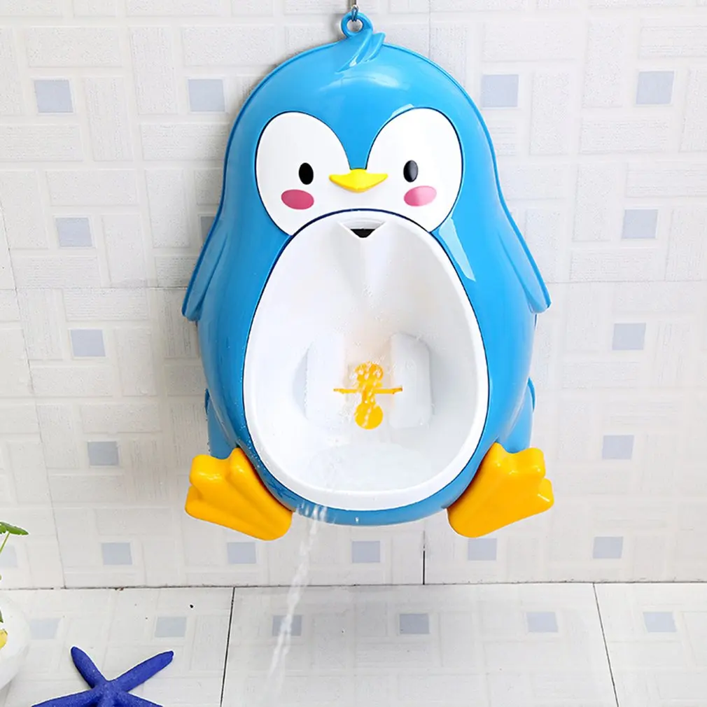 

Cute Kids Urinal for 8M to 6Y Boys Baby Potty Penguin Children's Toilet Training Urinal-boy Stand Hook Pee Trainers Pots Penico