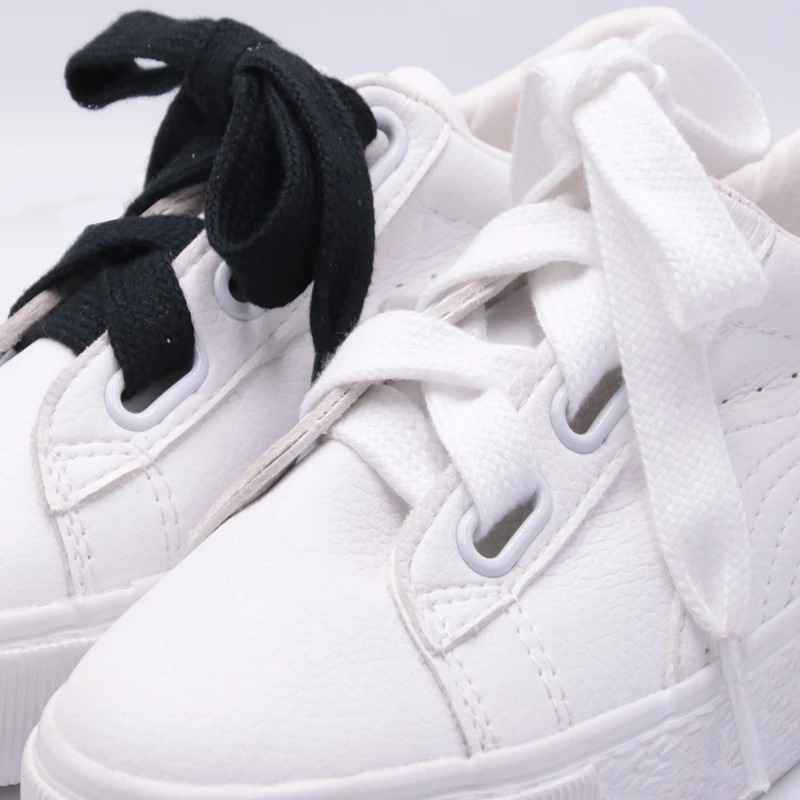 

Weiou 1.27CM Wide Solid Color Polyester Cotton Shoelaces Adults&Kids Canvas Dress Boots Shoe Cord Flat Shoe Laces Drop-Shipping