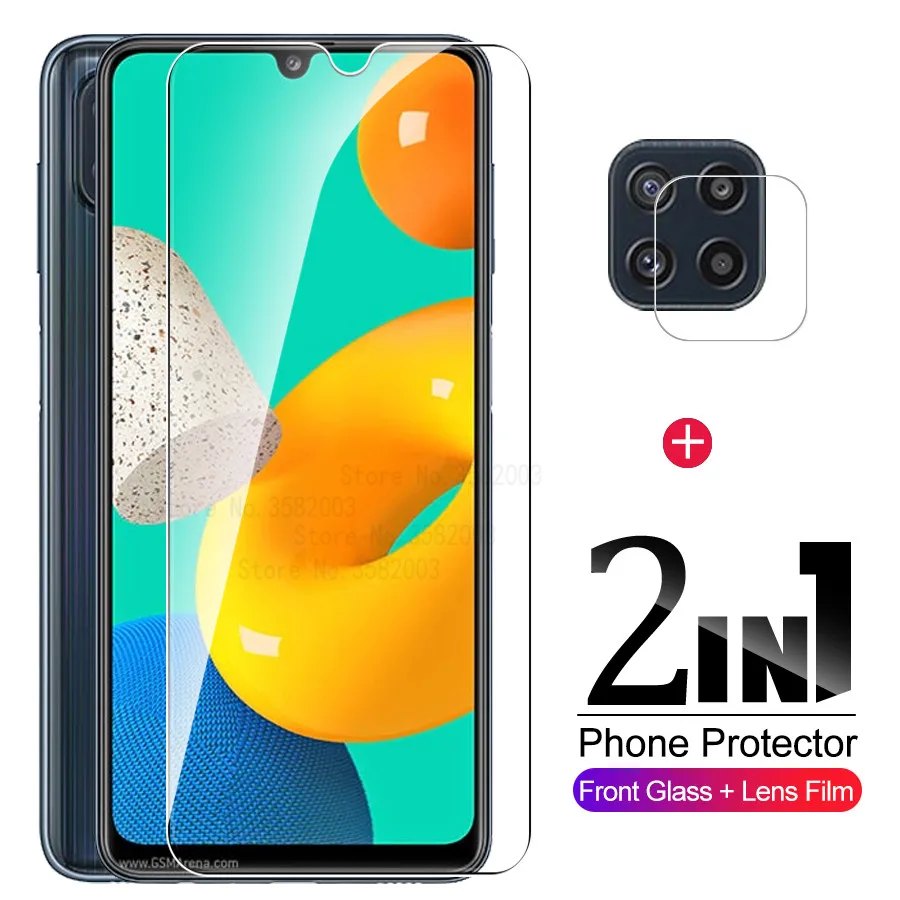 

for samsung m32 glass camera protective glass for samsung galaxy m32 m 32 32m sm-m32f/ds 6.4'' phone screen protector film cover