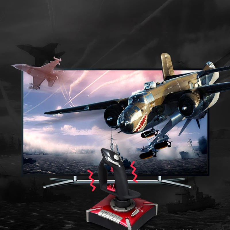 PXN летающие игры проводной игровой джойстик летный рокер полет USB геймпад для