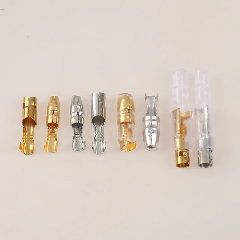 

Автомобиль авто мотоцикл цилиндрический терминал штекер гнездо провод цилиндрические обжимные соединители терминал + изоляционный футляр