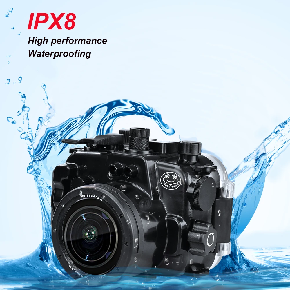 130FT/40 м подводный глубина Дайвинг чехол для Canon PowerShot G1X G1 X Mark III 3 водонепроницаемый корпус камеры крышка коробка