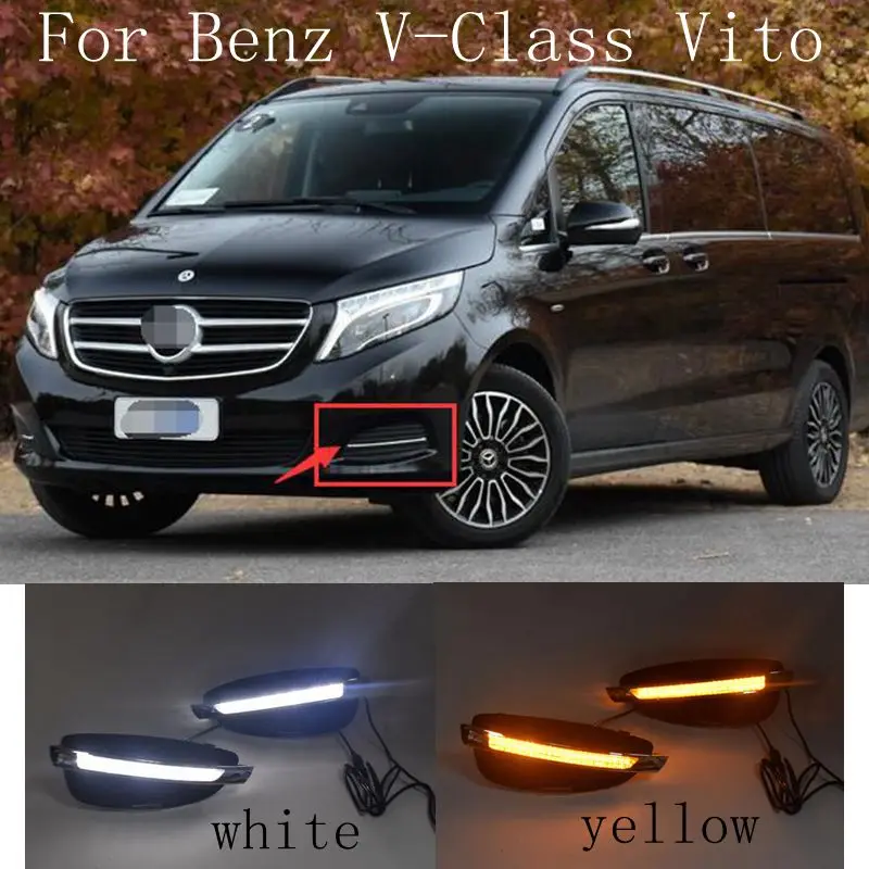 2 шт. Светодиодный дневной светильник автомобильные аксессуары 12V DRL