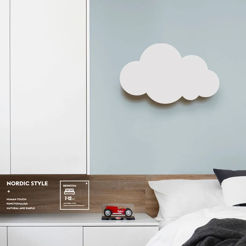 Настенный светильник Homhi Cloud для детской кровати в стиле лофт декоративное