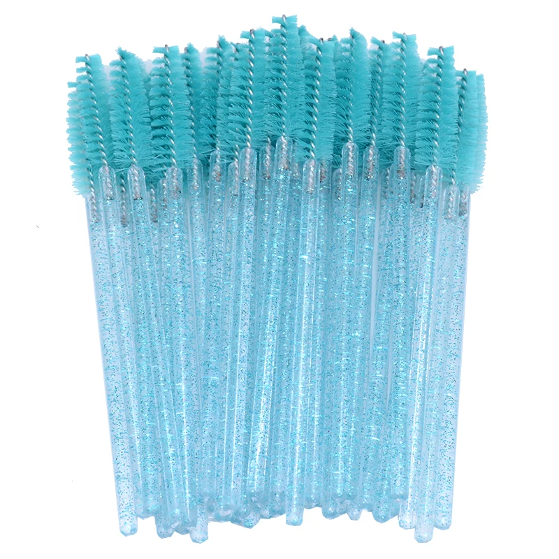 OKAYLASH 50 шт. Одноразовые микро-блестящие ресницы тушь для ресниц палочки мини