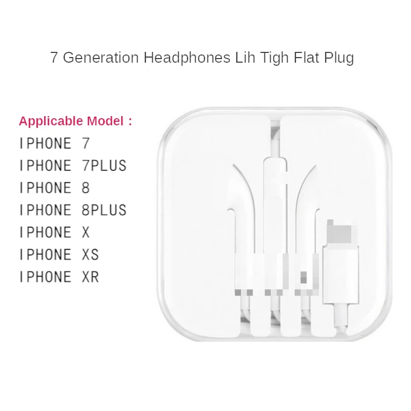 Для iphone наушники в ухо стерео с микрофоном Проводные bluetooth для 7 8 plus x xr xs max 11 pro
