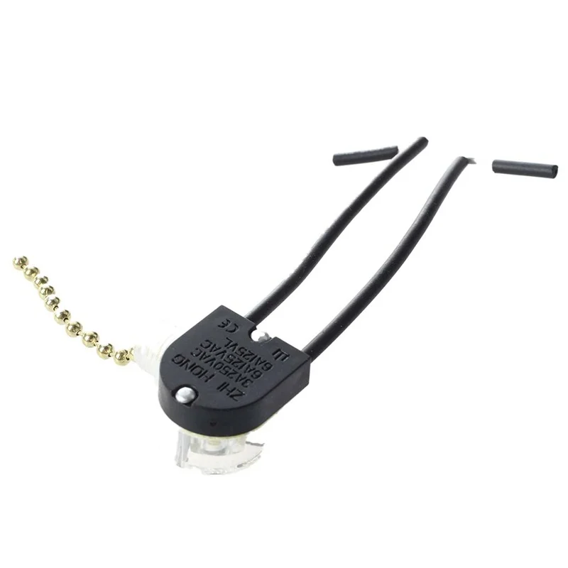 Золотая цепь для вентилятора и лампы переключателя (2 pcss) 6 A 125 V AC 2 тип провода |