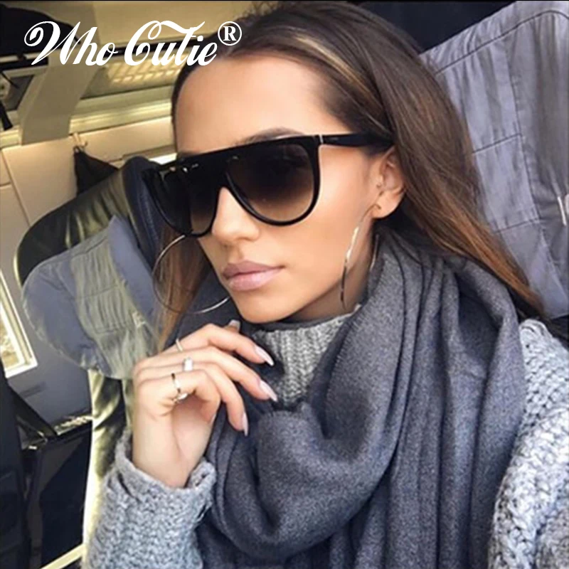 Женские квадратные солнцезащитные очки WHO CUTIE брендовые дизайнерские в винтажном