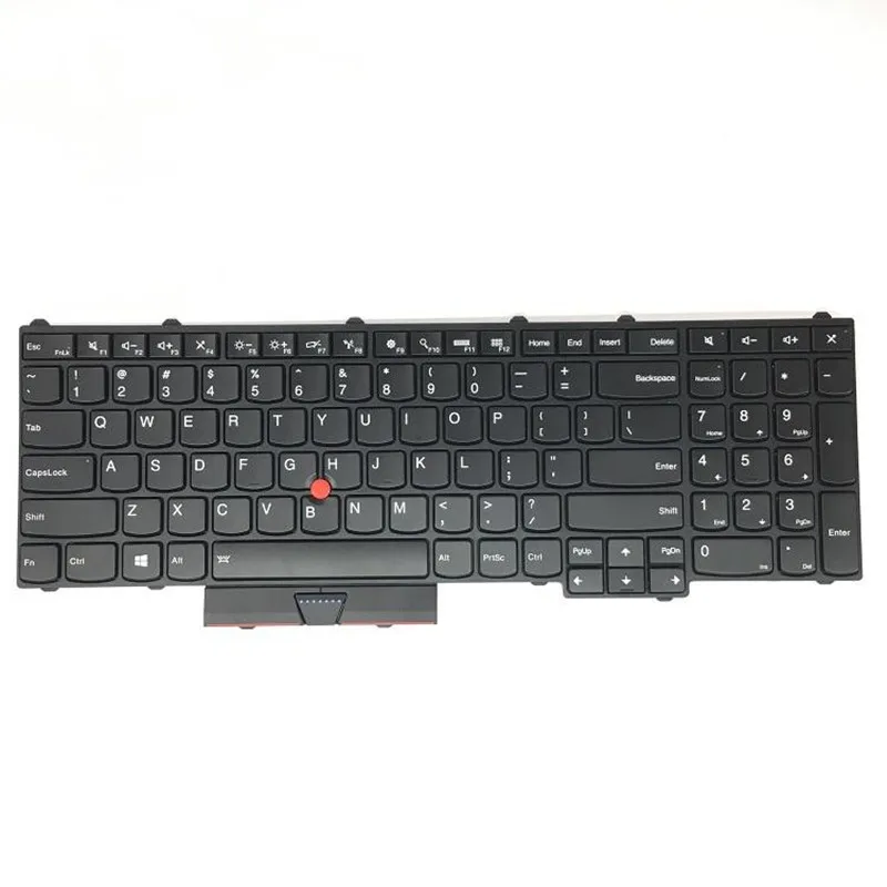 Новый ноутбук с английской подсветкой Клавиатура для Lenovo ThinkPad P50 p70 4 шпильки FRU: