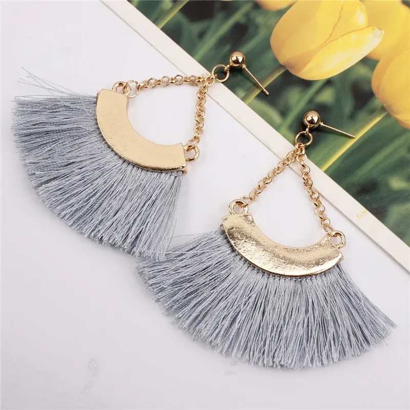 X ROYAL Винтаж в этническом стиле Стиль Для женщин сережки с кисточками Boho