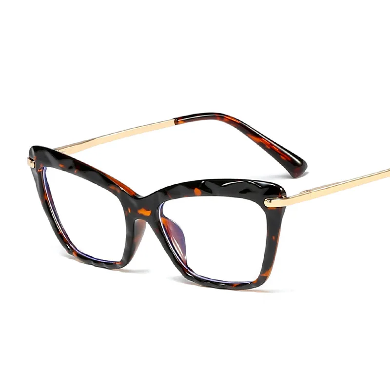 Высококачественные прозрачные женские очки кошачий глаз оправа для женщин и