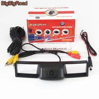 bigbigroad ccd car front view logo camera for porsche cayenne 2018 2019 2020 waterproof night vision