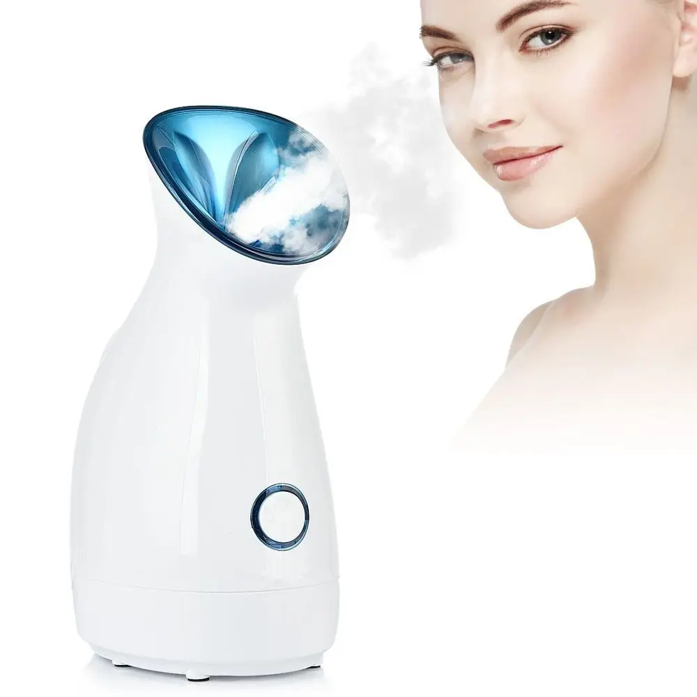 

Nano Lonic Humidifier Facial Steamer Moisturizing Cleaning Pores Clearing Blackheads Hot Mist Sprayer Home Sauna SPA Skin Care