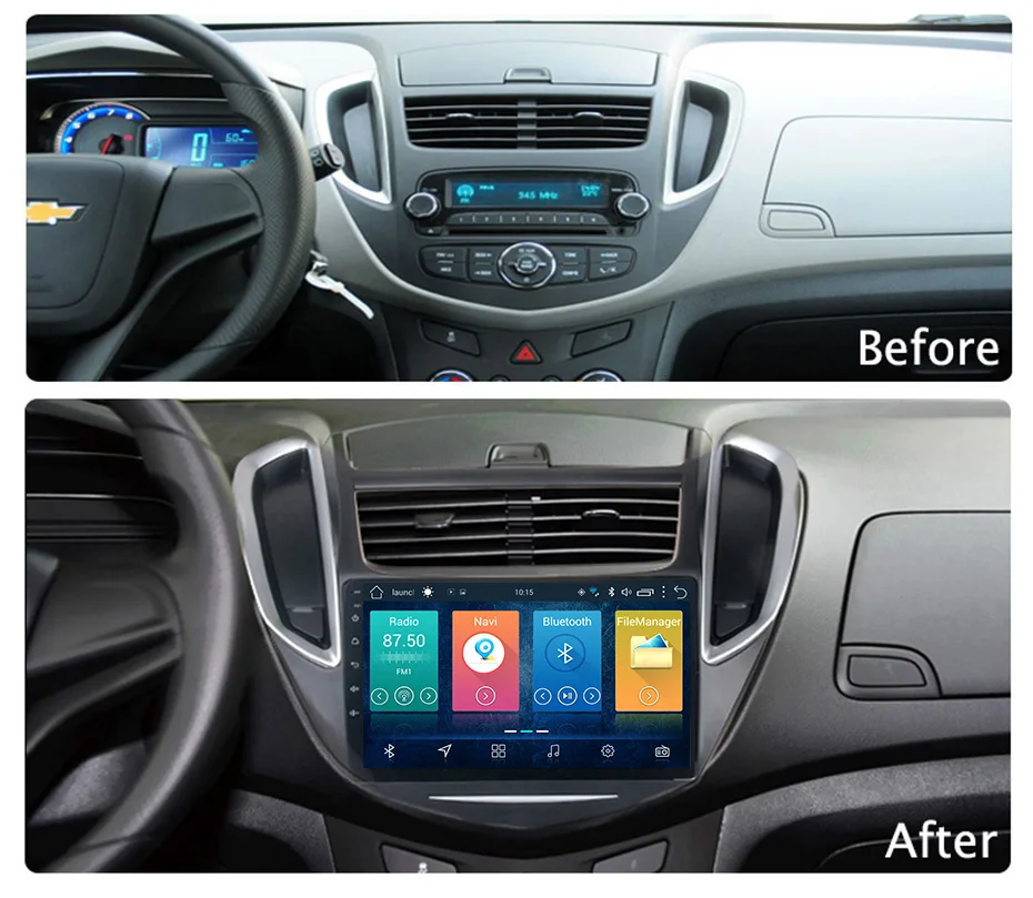 9 дюймов 2.5D IPS Закаленное HD Мульти сенсорный экран Android 8 1 NAVI для Chevrolet Trax 2014 2016 с