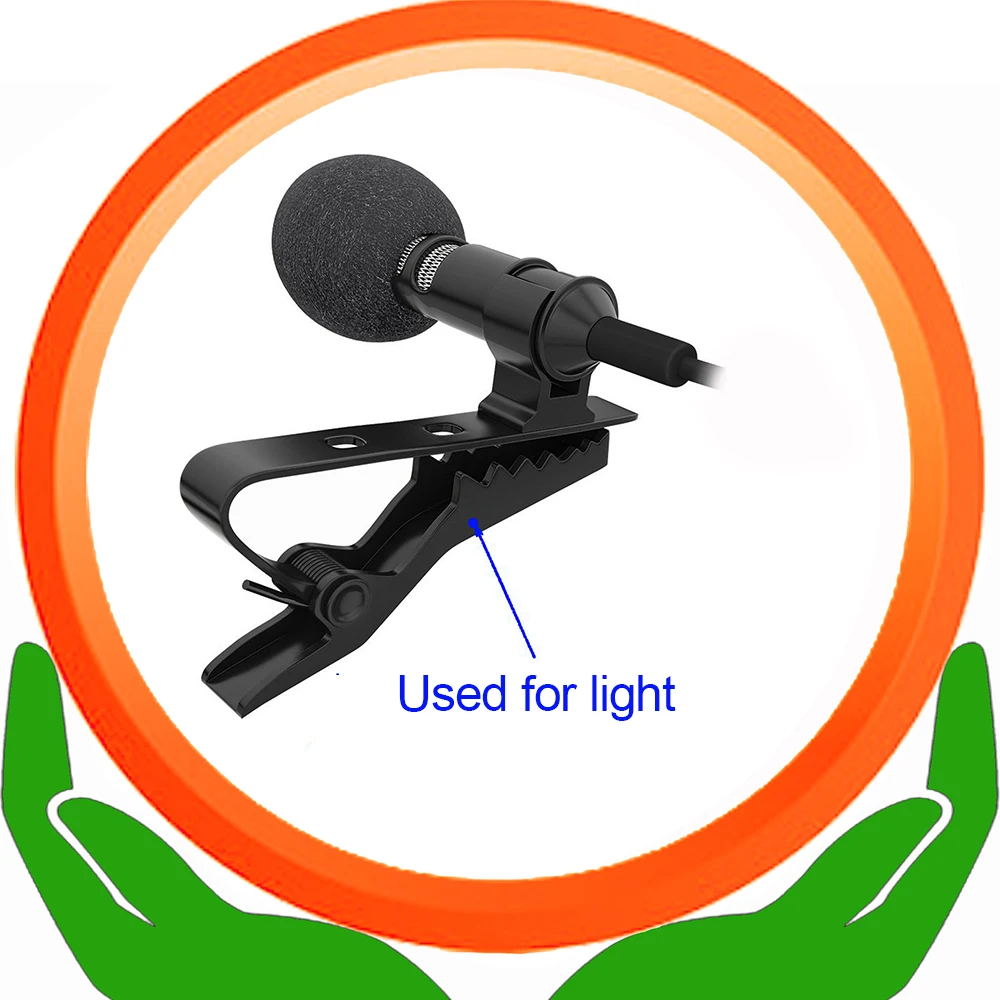 Караоке микро проводной мини-микрофон профессиональный петличный емкостная