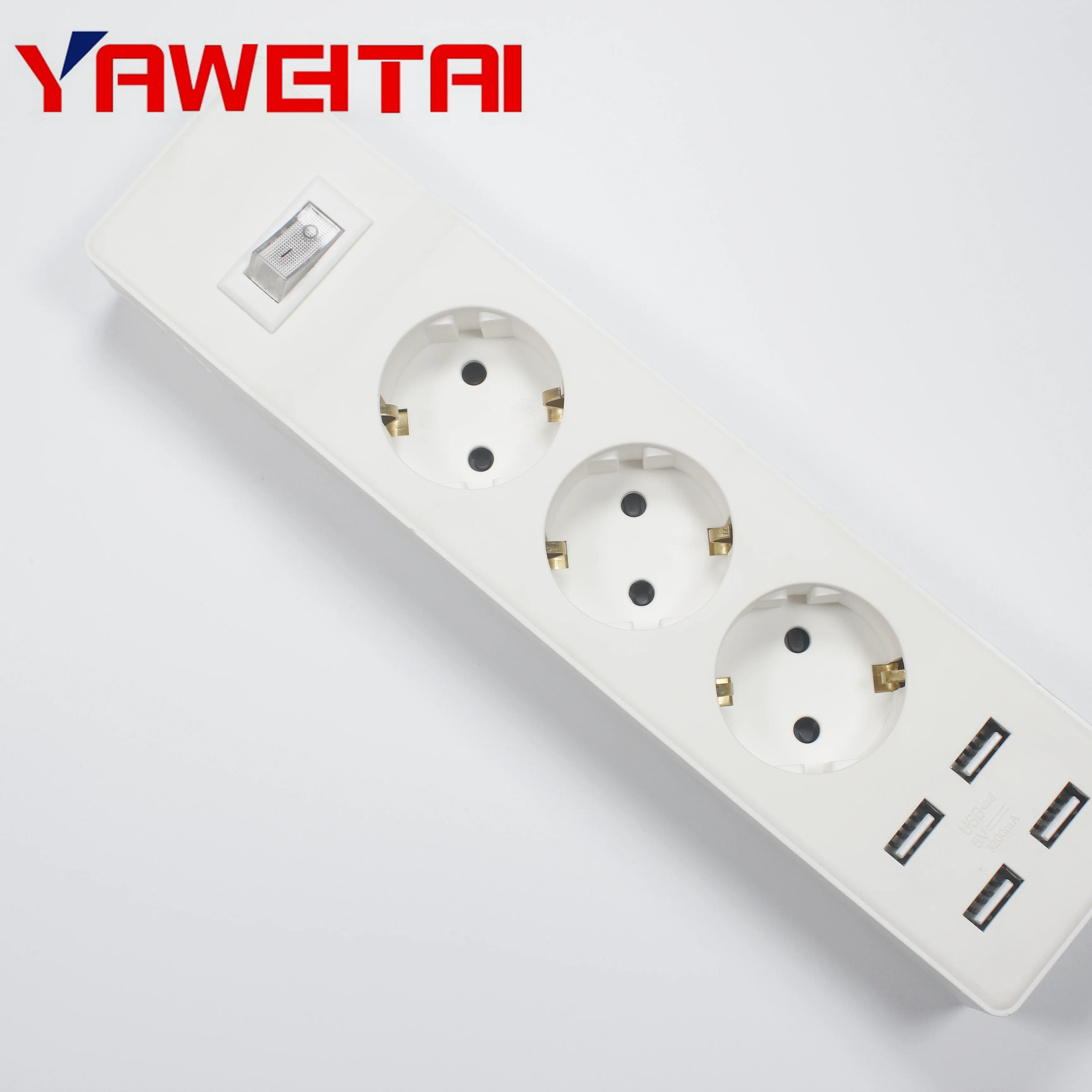 Удлинитель питания с европейской вилкой универсальный удлинитель 4usb-портами для