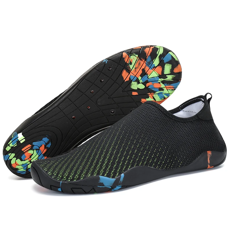 Мужские и женские кроссовки Aqua Shoes летние пляжные шлепанцы обувь для плавания