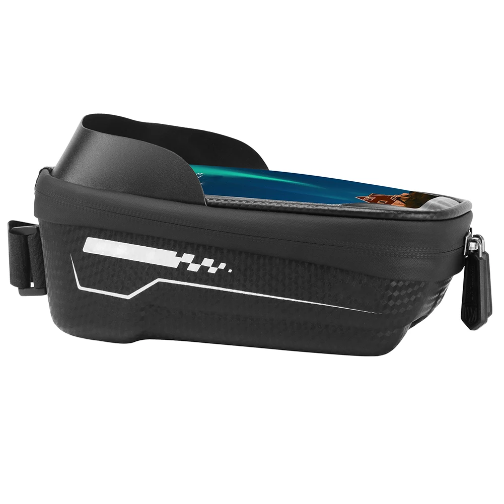 

Rainproof Cycling Bicycle Bike Head Tube Handlebar Cell Mobile Phone Bag Case Holder Screen Phone Mount Bags Case For 6.5 Inch
