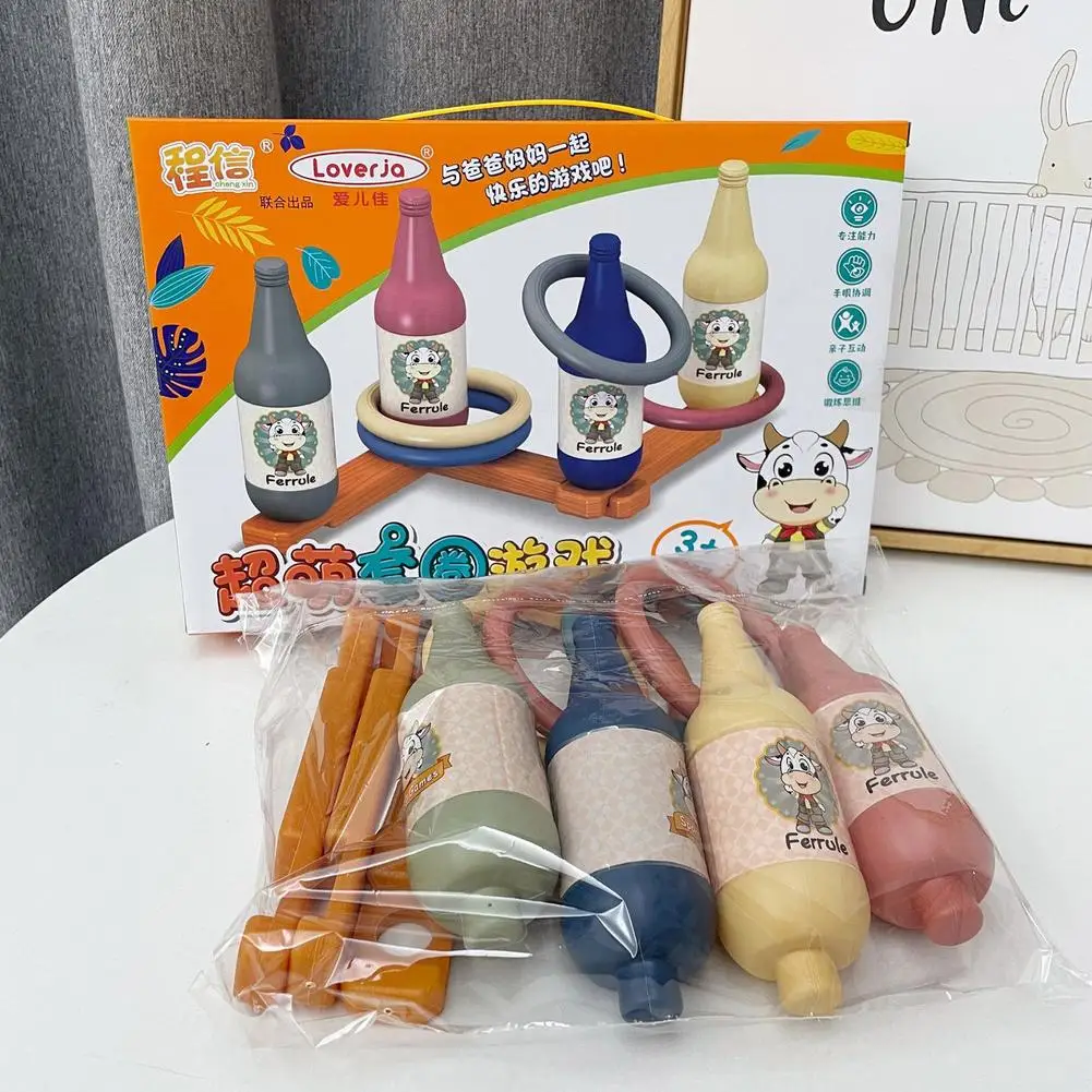 Throwing Toss Game Interactive Bottle With Greatly Stable Base Educational Toy Easy Assembly And Storage Pe | Игрушки и хобби