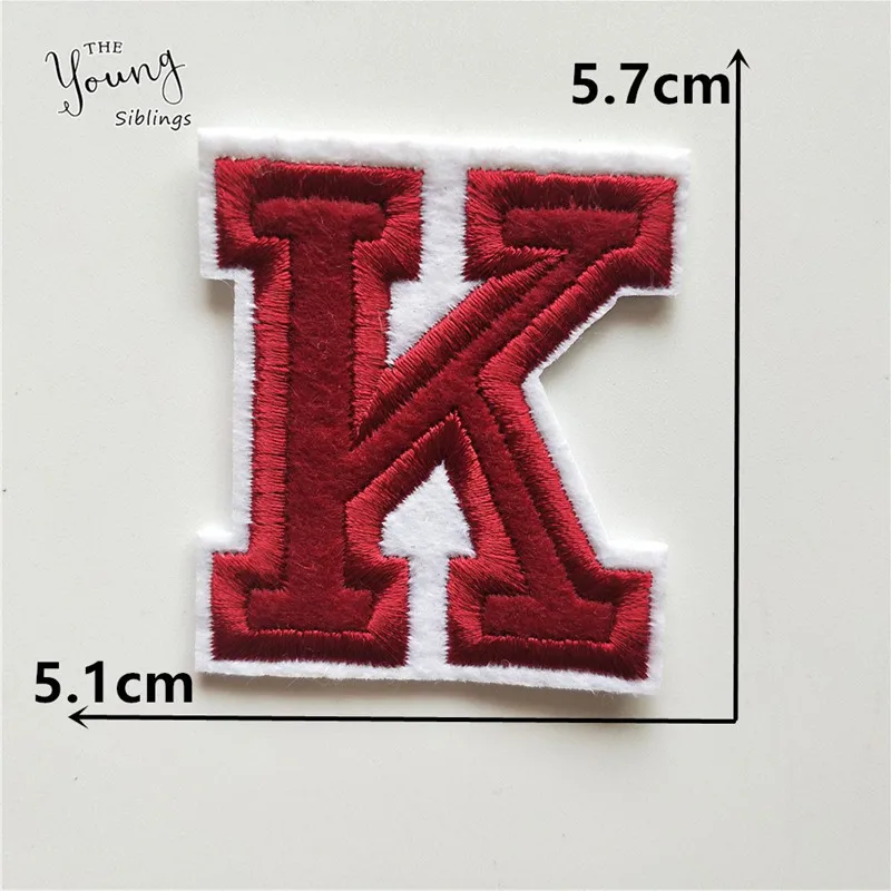 10 шт. в продаже высококачественные Мультяшные красные буквы термоплавкий клей