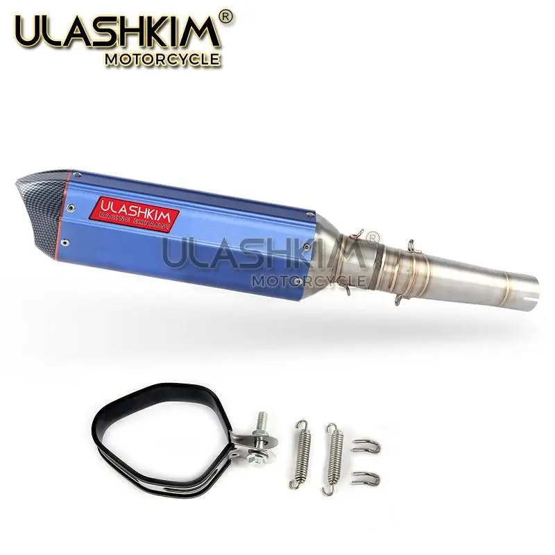 

Motorcycle Exhaust Link middle pipe Muffler full system db killer for HONDA NC700 NC750 NC700X NC700S 2012-2017 Q