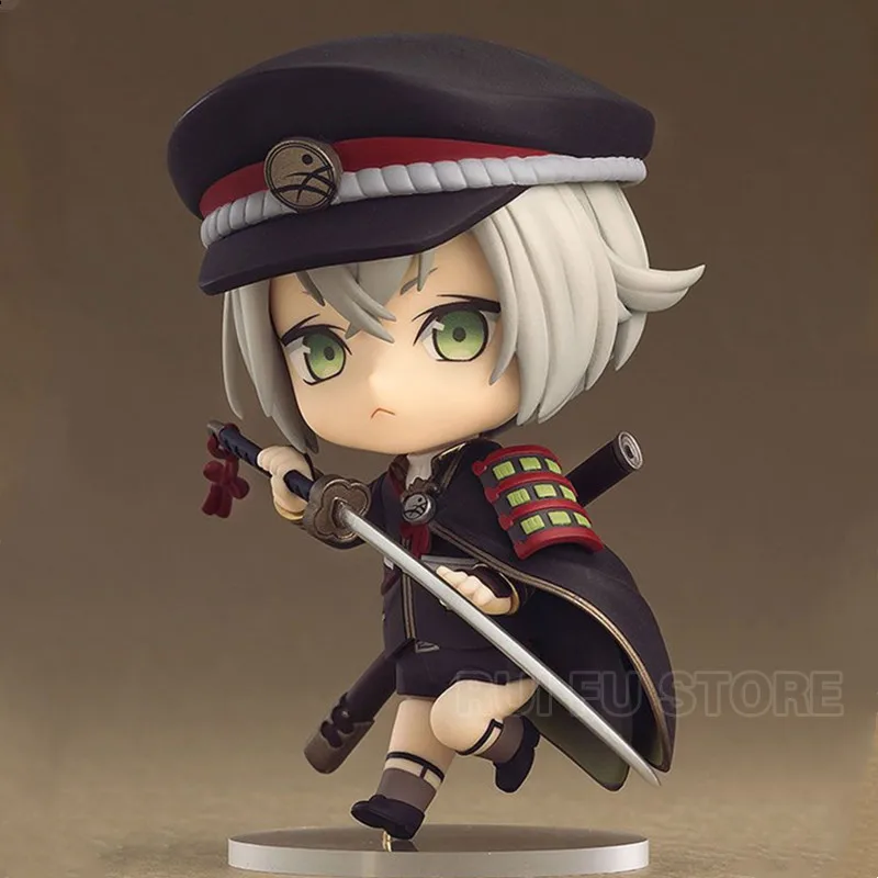 

Action Figure PVC New Collection models Brinquedos Juguetes Doll 10cm Touken Ranbu anime figurine Hotarumaru 608# cute