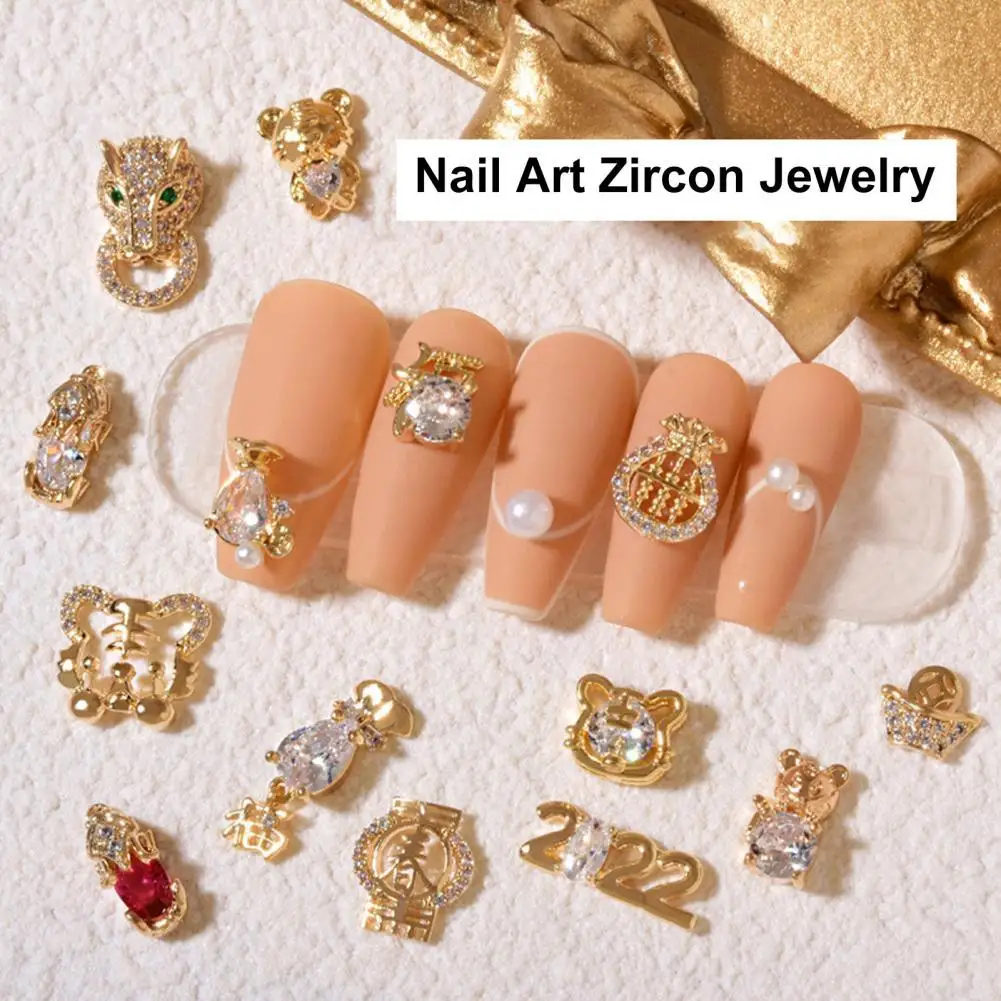 

Nail Accessories Stylish Nail Cubic Zirconia Manicure Decor Fashion Nail Cubic Zirconia Decorative for Nail Salon