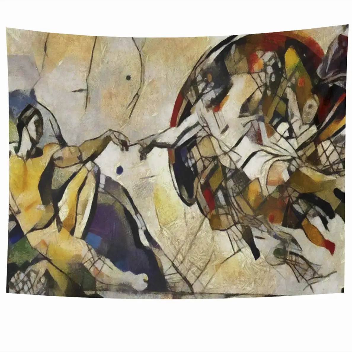 Создание Адама Фреска от Микеланджело Хюэ в Пикассо авторы дизайн настенная