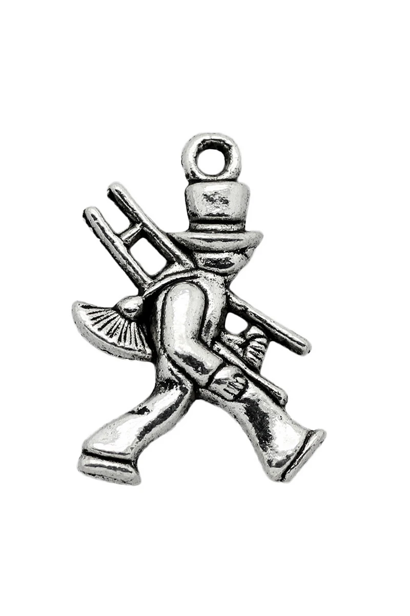 30 шт Серебряный тон велосипед Шарм с изображением велосипеда подвески 31 мм x 23 (1 2/8