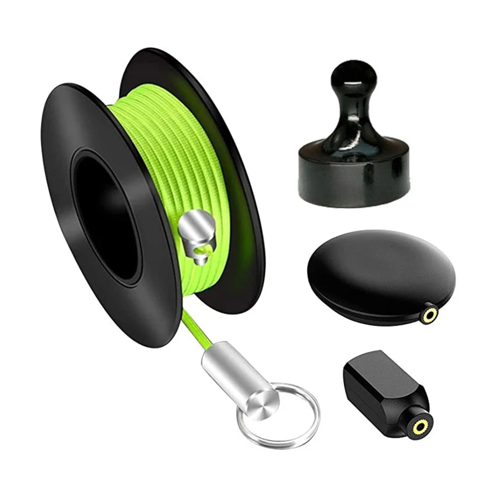 

6m Magnetic Threader Professional Wire Cable Through Aiding Tools Running Puller Device Snap Wire Guider Hand Tool Wheel Pushing
