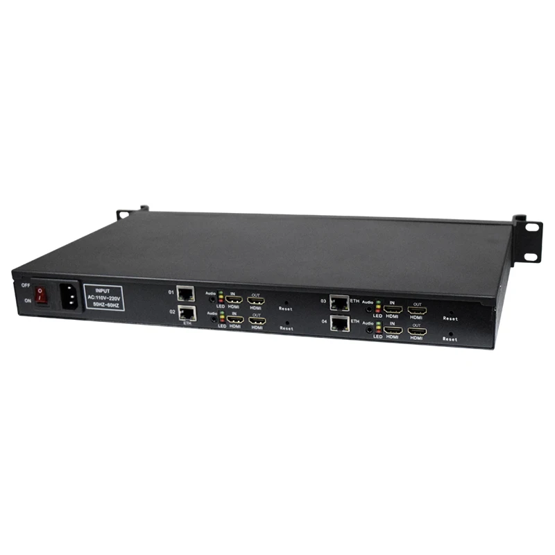 IP кодировщик HWCODEC H5614H H.264 4 канальный HDMI с петлевой поддержкой RTSP RTMP RTMPS HTTP HLS UDP и ODM/