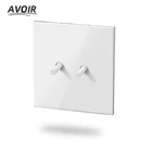 Белый настенный выключатель 220 В 1 2 3 4 Gang с панелью из нержавеющей стали розетка с usb разетка с usb для дома розетки электрические разетки настенные розетка с юсб бра с выключателем резетки и выключатели