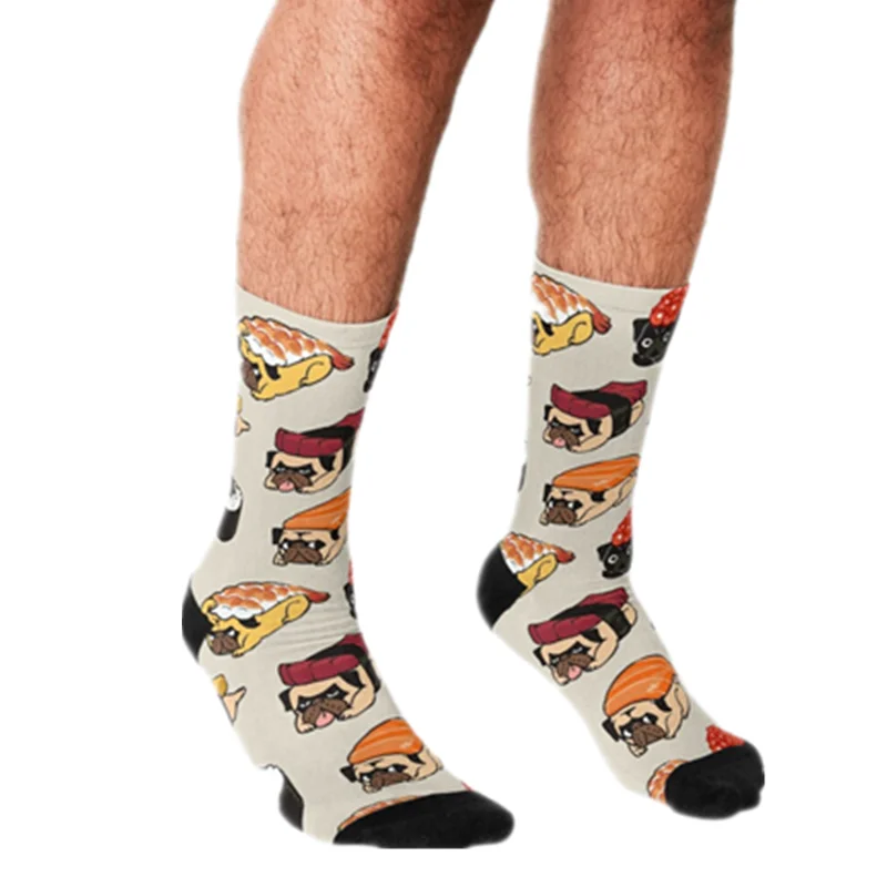

2021 Funny Socks Men harajuku Superhero Butts Printed Happy hip hop Men Socks Novelty Skateboard Crew Casual Crazy Socks