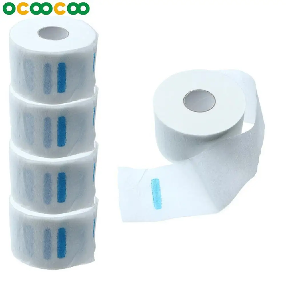 1 рулон бумажный воротник окрашивание волос салон защита покрытия одноразовые