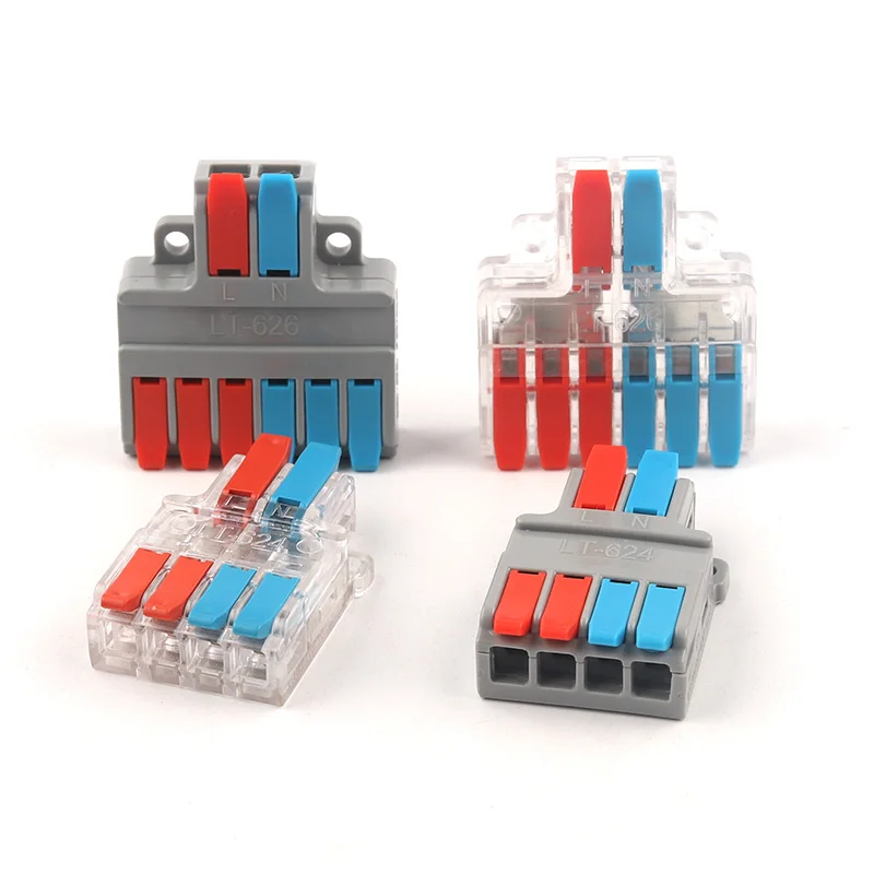 

Quick Electrical Splitter Wire Connector SPL 1 Into 2/3 Out Universal Wiring Cable Terminal Block For Led Strip Push-in Conector