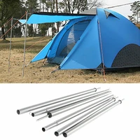 2pcsset universal iron adjustable outdoor camping tarp telescoping tent poles camping tent poles for park grassland outdoor