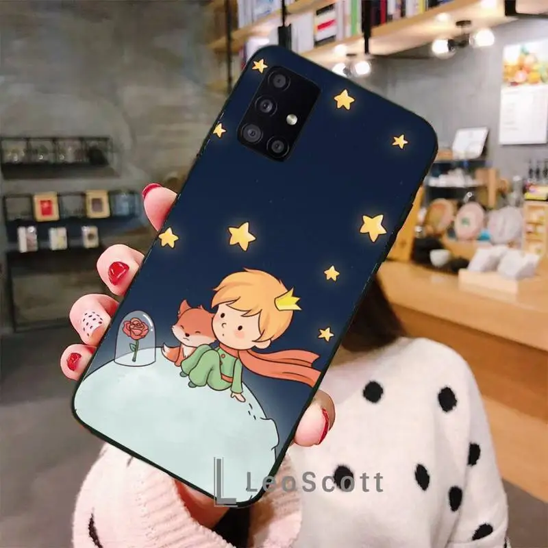 

Lovely The Little Prince Phone Case For Samsung A32 A51 A52 A71 A50 A12 A21S S10 S20 S21 Plus Fe Ultra