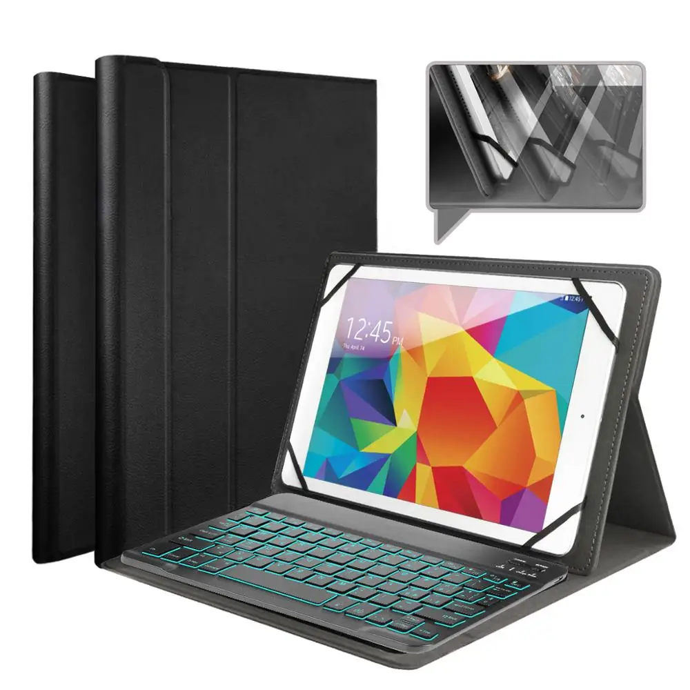 Чехол для клавиатуры с подсветкой Bluetooth подходит Samsung Galaxy Note Tab S6 S5e Huawei Xiaomi 9 6/10 1/10 5