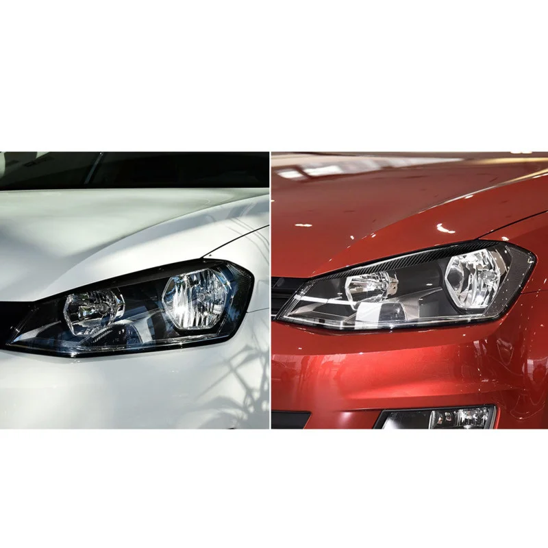 

Fit For Volkswagen Golf 7 GTI GTD 7 MK7-A carbon fiber headlight eyebrows car accessories