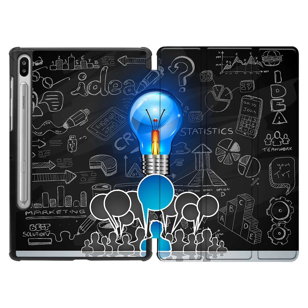SS06 Чехол MTT для samsung Galaxy Tab S6, 10,5 дюймов, SM-T860, T865, T867, из искусственной кожи, Магнитная подставка, умный чехол, чехол, Авто Режим сна/пробуждения - Цвет: SS06