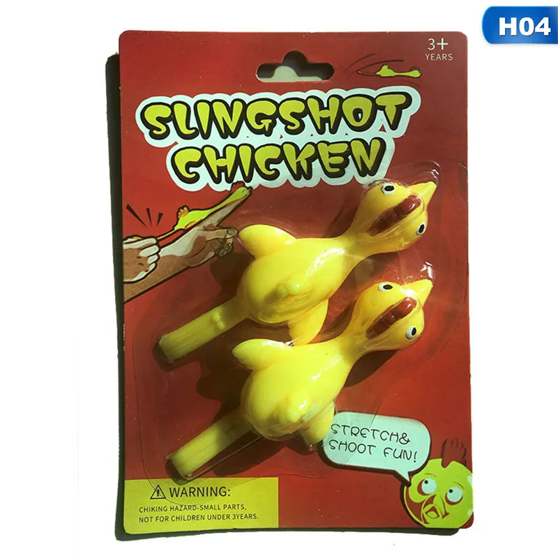 

Slingshot Chicken Flying Chicken Flingers Stress Gag Toys Catapult Turkey Funny Christmas Easter Chicks Novelty Kids Gifts