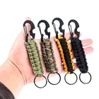 Карабин для кемпинга, брелок, кольцо, веревка, шнур, бутылка, набор для выживания, Военный Тактический Паракорд, походы, охота, экстренные инструменты