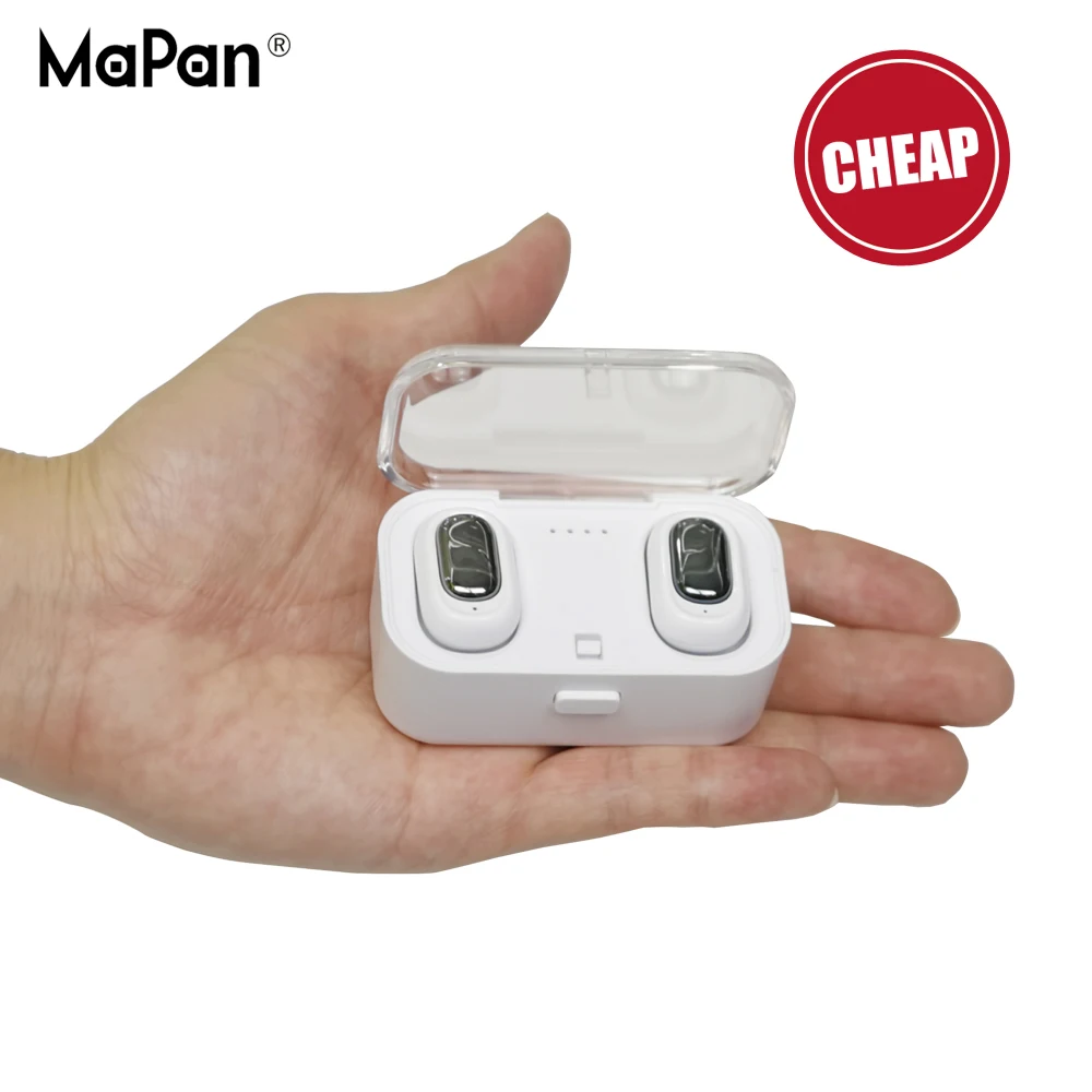 Беспроводные Bluetooth наушники MaPan HD Handsfree с физическим шумоподавлением вызов мини