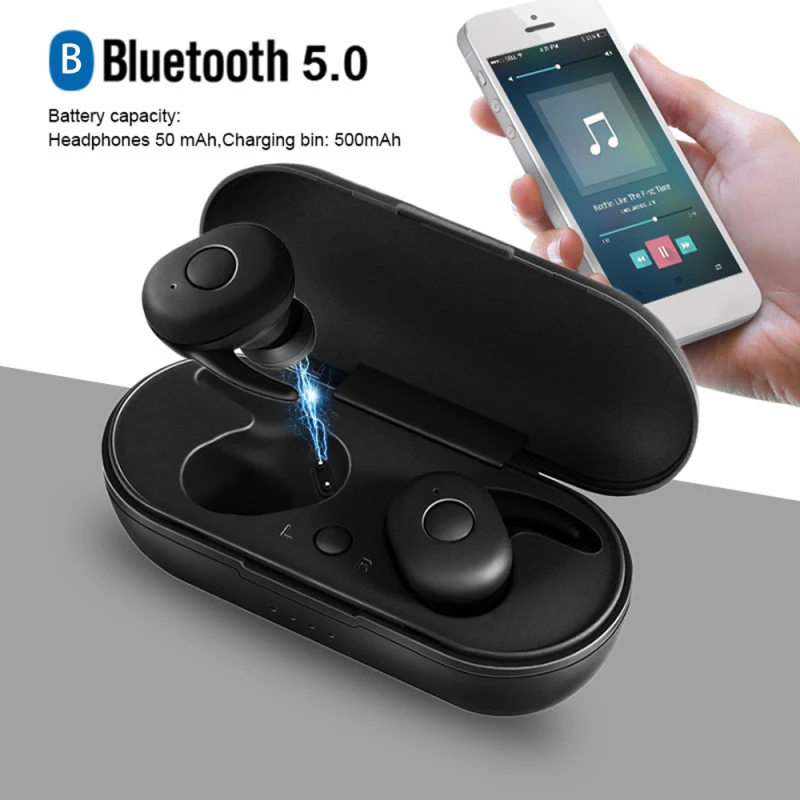 B1 наушники-вкладыши TWS с Беспроводной Bluetooth 5 0 наушники стерео занятий спортом и
