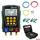 Вакуумный коллектор датчик давления в шинах Тестер давления DY517A установка давления HVAC Термометр Тестер Утечки охлаждения