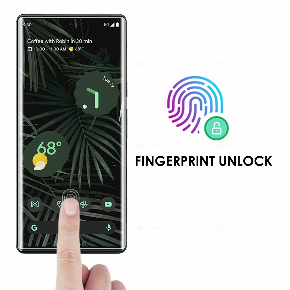 pixel 6 pro screen protector uv liquid tempered glass full adhesive for google pixel 6 pro 5g glass film fingerprint unlock free global shipping